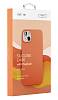 Фото — Чехол для смартфона vlp Silicone case with MagSafe для iPhone 13 mini, оранжевый
